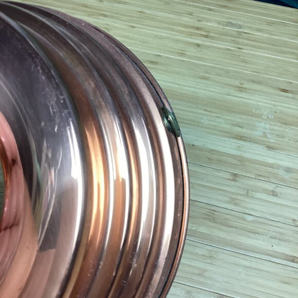 Vintage Copper Bunt Pan Tin Lined - Picture 3 of 10